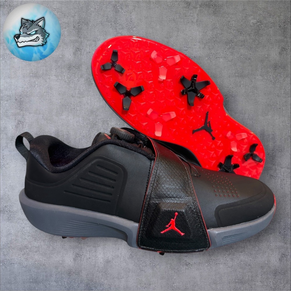 Air Jordan Air Rev Bred BOA Black Infrared 23 Golf Shoes Men's Sz 7.5 New